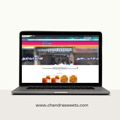 SHEN TECHNOLOGY DESIGNED WEBSITES - CHANDRA SWEETS