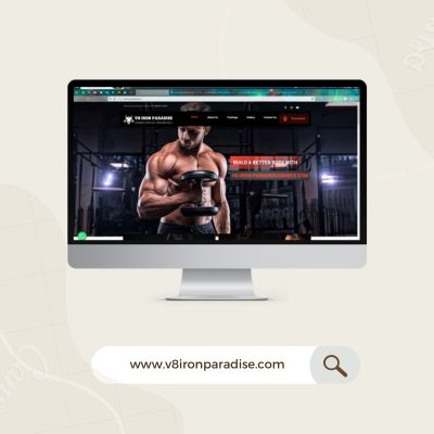 SHEN TECHNOLOGY DESIGNED WEBSITES - V8 IRON PARADISE